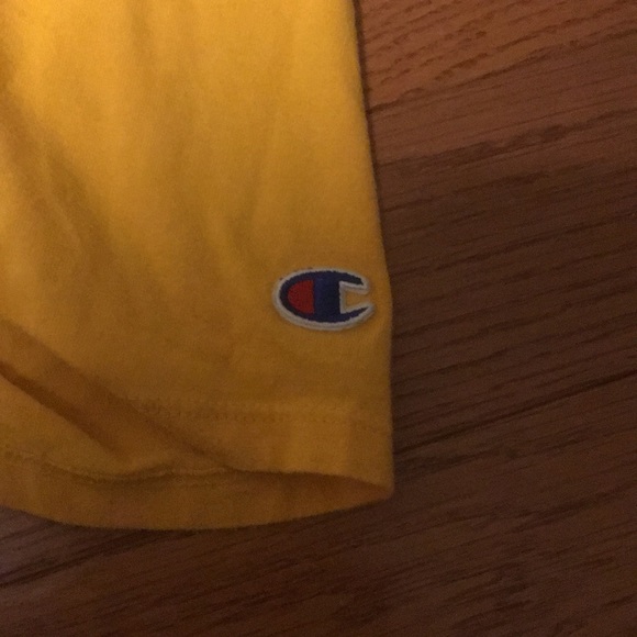 mustard yellow champion tee - Picture 3 of 5